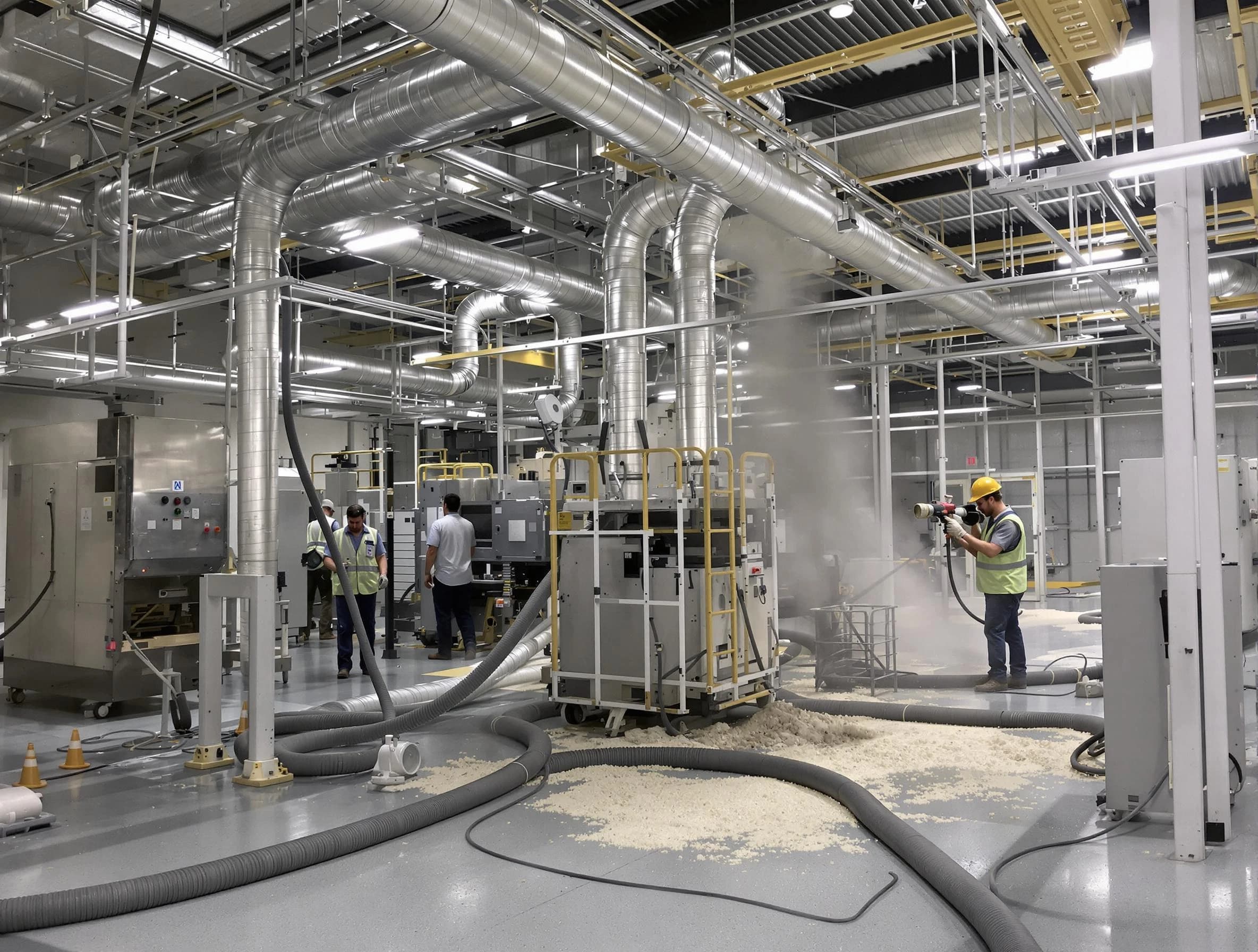Heavy-duty industrial duct cleaning by San Tan Valley Air Duct Cleaning in San Tan Valley