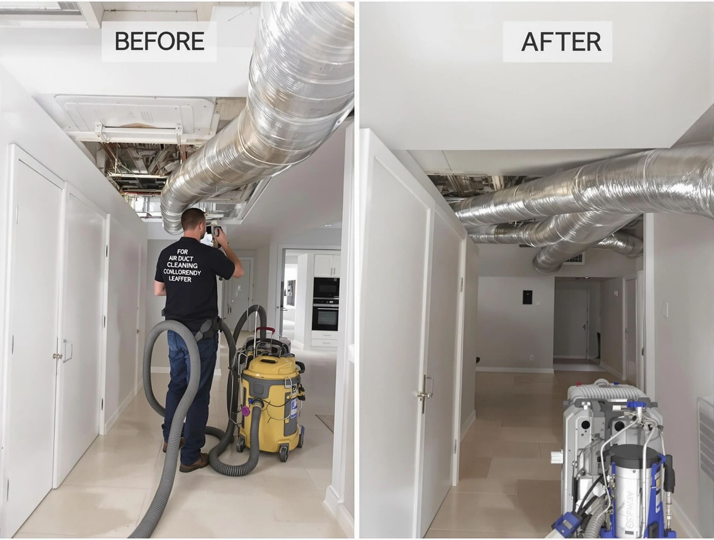 San Tan Valley Air Duct Cleaning professional performing thorough air duct cleaning in San Tan Valley