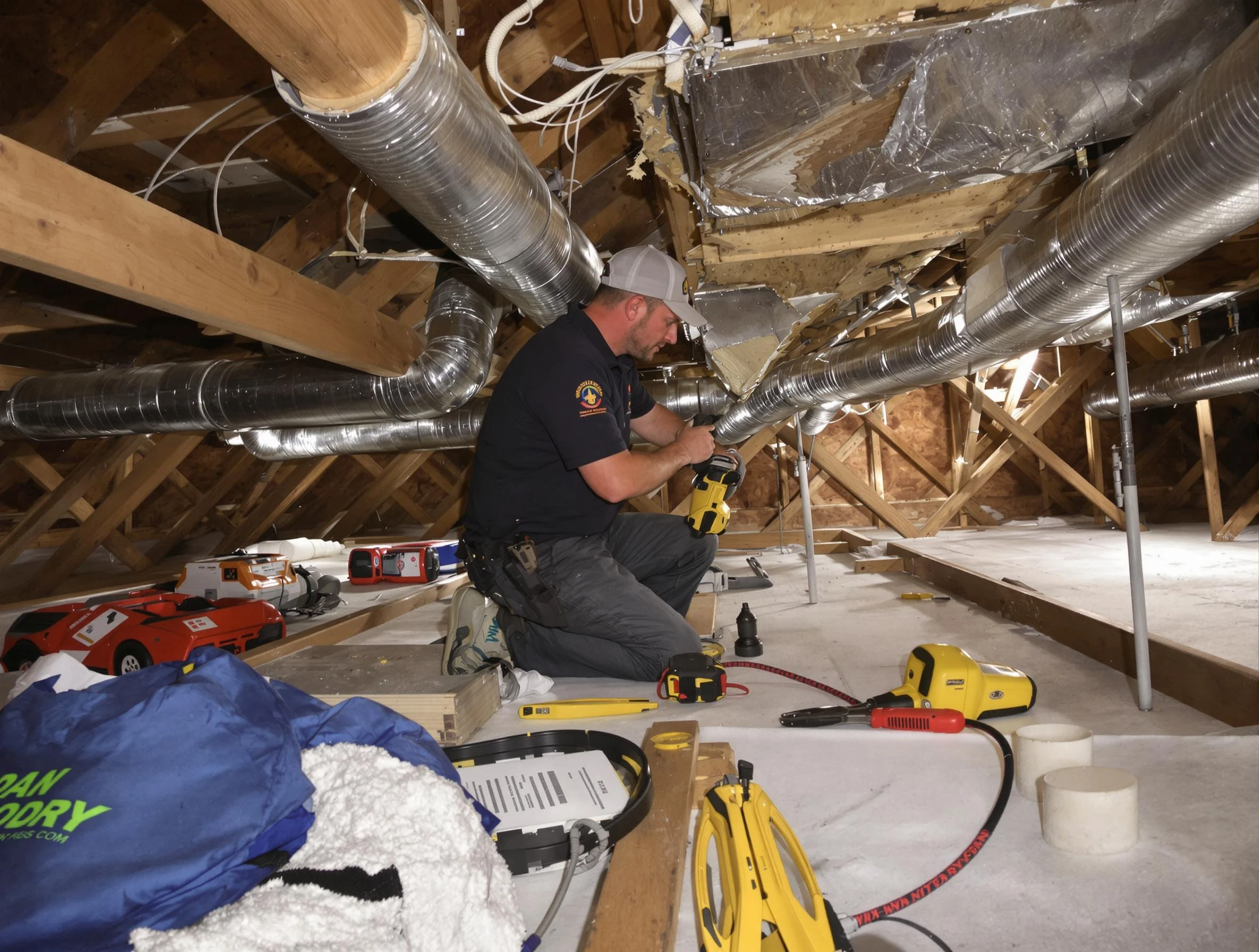 Professional air duct repair by San Tan Valley Air Duct Cleaning in San Tan Valley