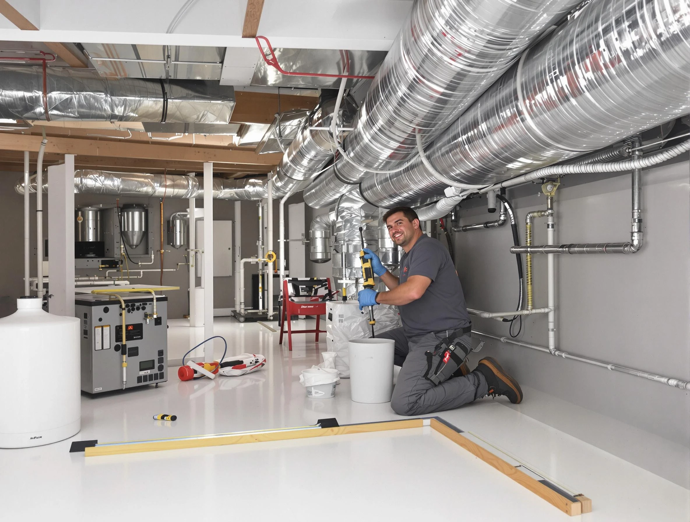Professional duct sealing service by San Tan Valley Air Duct Cleaning in San Tan Valley