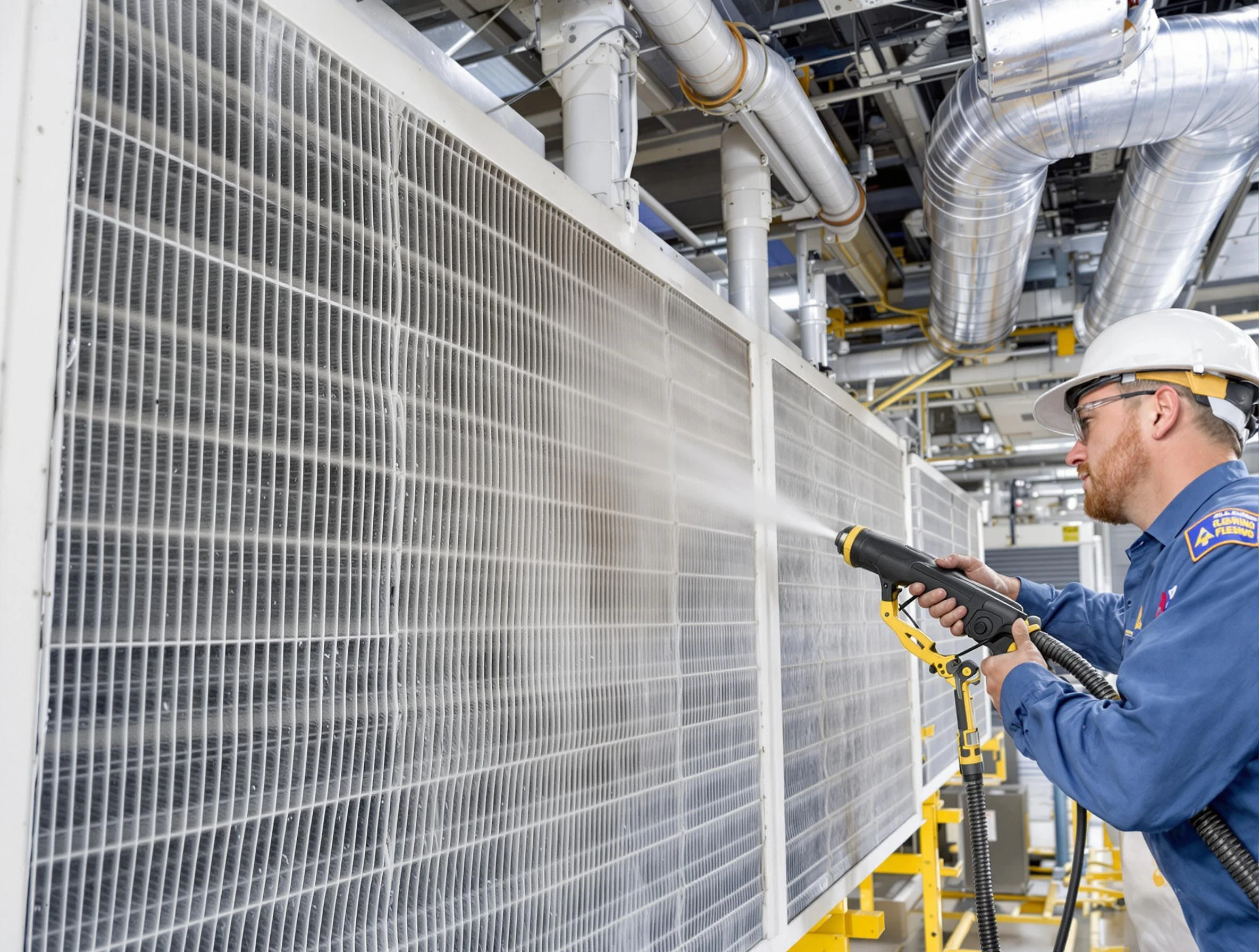 Professional commercial coil cleaning by San Tan Valley Air Duct Cleaning in San Tan Valley