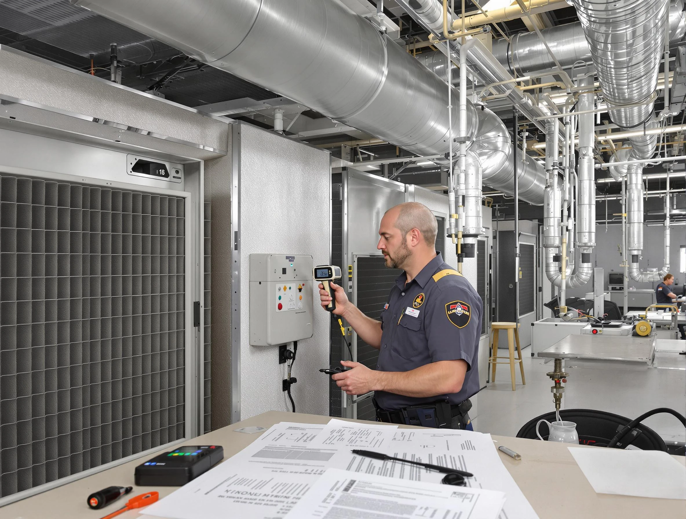 Professional filter system inspection by San Tan Valley Air Duct Cleaning in San Tan Valley