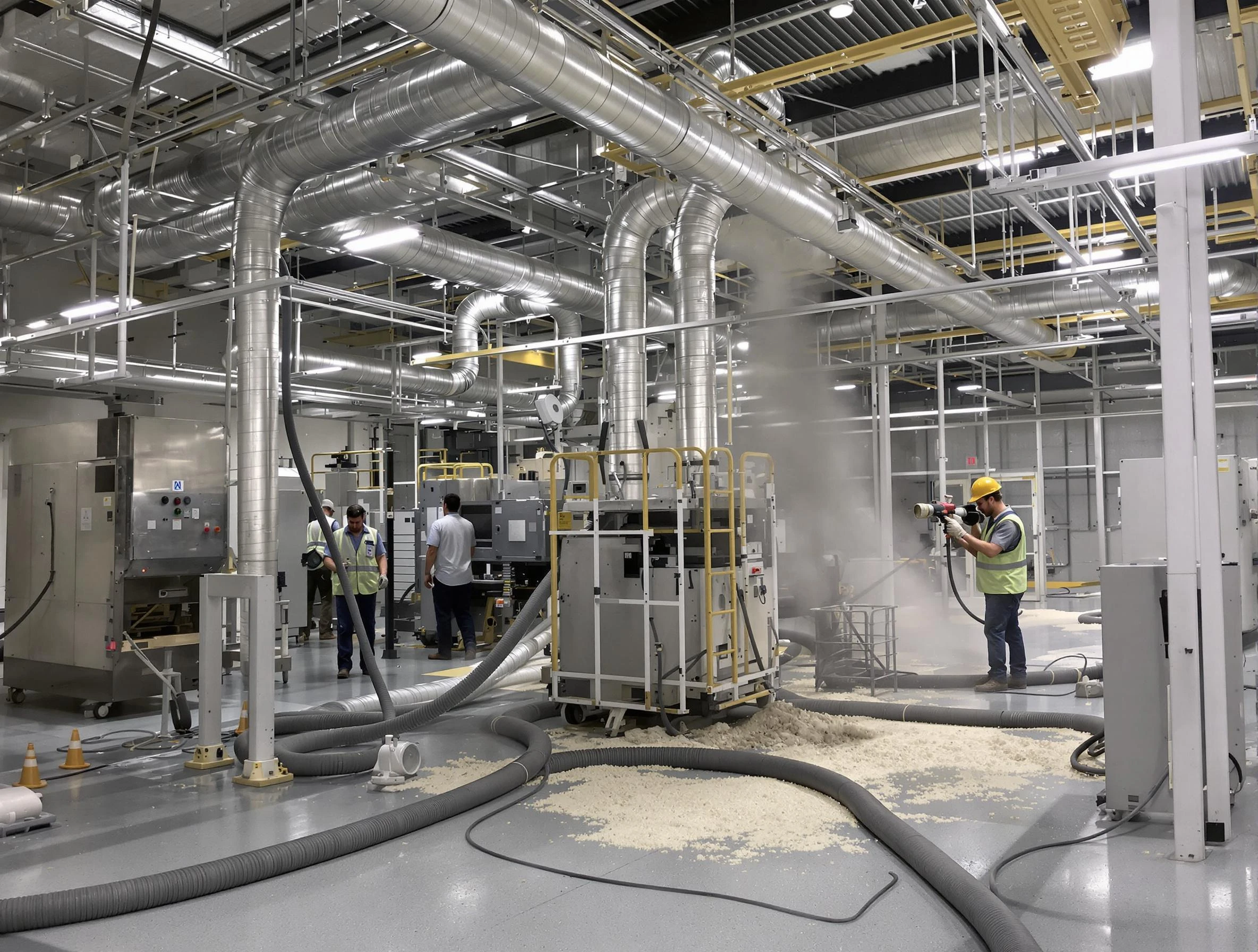 Heavy-duty industrial duct cleaning by San Tan Valley Air Duct Cleaning in San Tan Valley